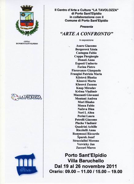 Rassegna Arte a Confronto nov.2011.