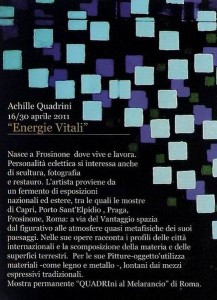 Presentazione di Quadrini Achille